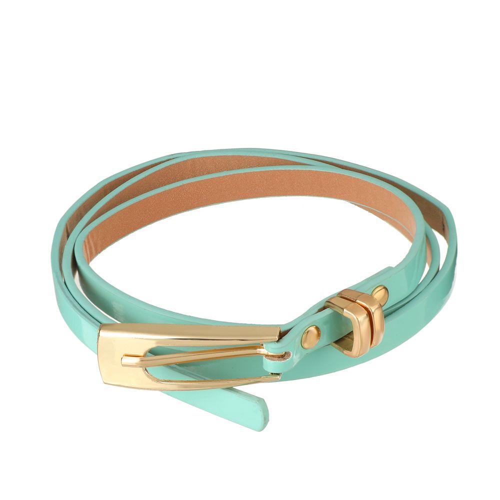 Регулируемый повседневный пояс из искусственной кожи, женский пояс-кушак для платья, узкий тонкий пояс, пояс на талию