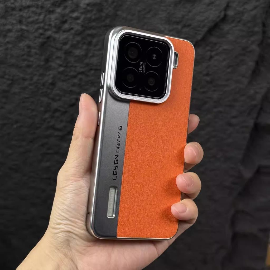 Applicable To Xiaomi 15Pro Mobile Phone Case Instantly Transformed Into 14ultra New Xiaomi 13 Pigmented Leather Anti Fall Full Pack Hard Shell