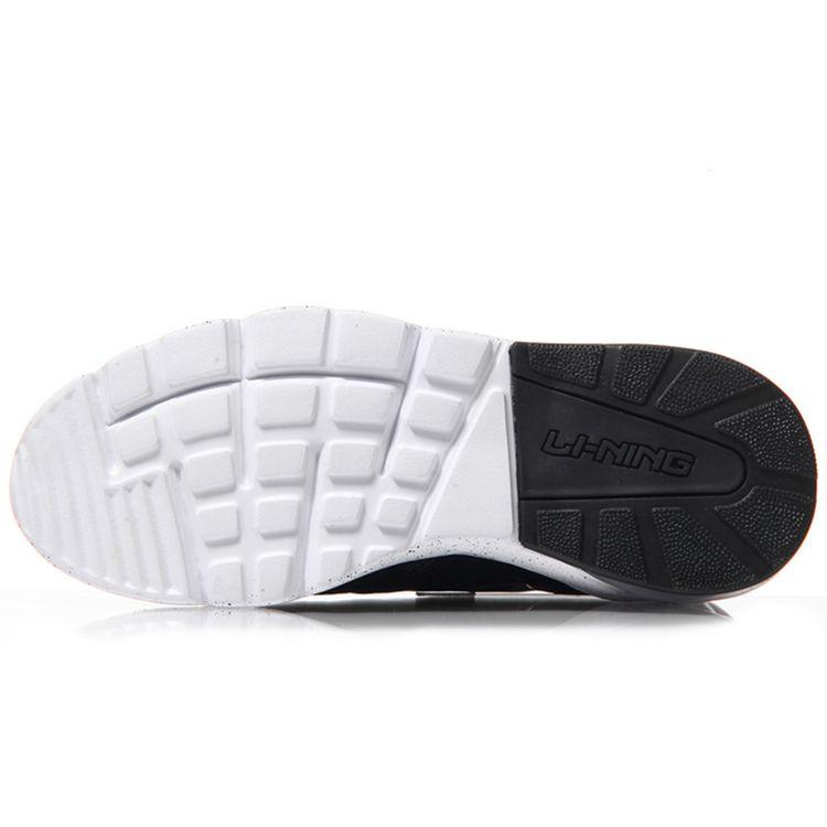 Li Ning Bubble Ace Half Palm Air Cushion Интегрированная трикотажная спортивная обувь Женские кроссовки Черный Белый AGLM022-1