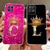 For Realme 8i Case RMX3151 Fashion Letter Cover Coque Soft Silicone Phone Case For Realme Narzo 50 Narzo50 8i Realme8i Bumper