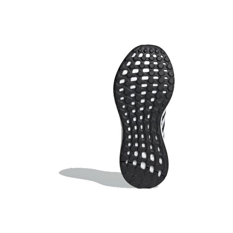 adidas Rapida Lux S&L J Удобные Низкие Кроссовки для Бега с Круглым Носком Нескользящие Детские Черно-Белые Подростковые FV2760