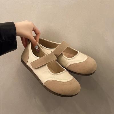 Женские сандалии Mary Jane Canvas на плоской подошве, весенне-летняя прогулочная обувь, дизайнерские повседневные туфли на плоской подошве серебристо-бежевого цвета, Zapatos Mujer