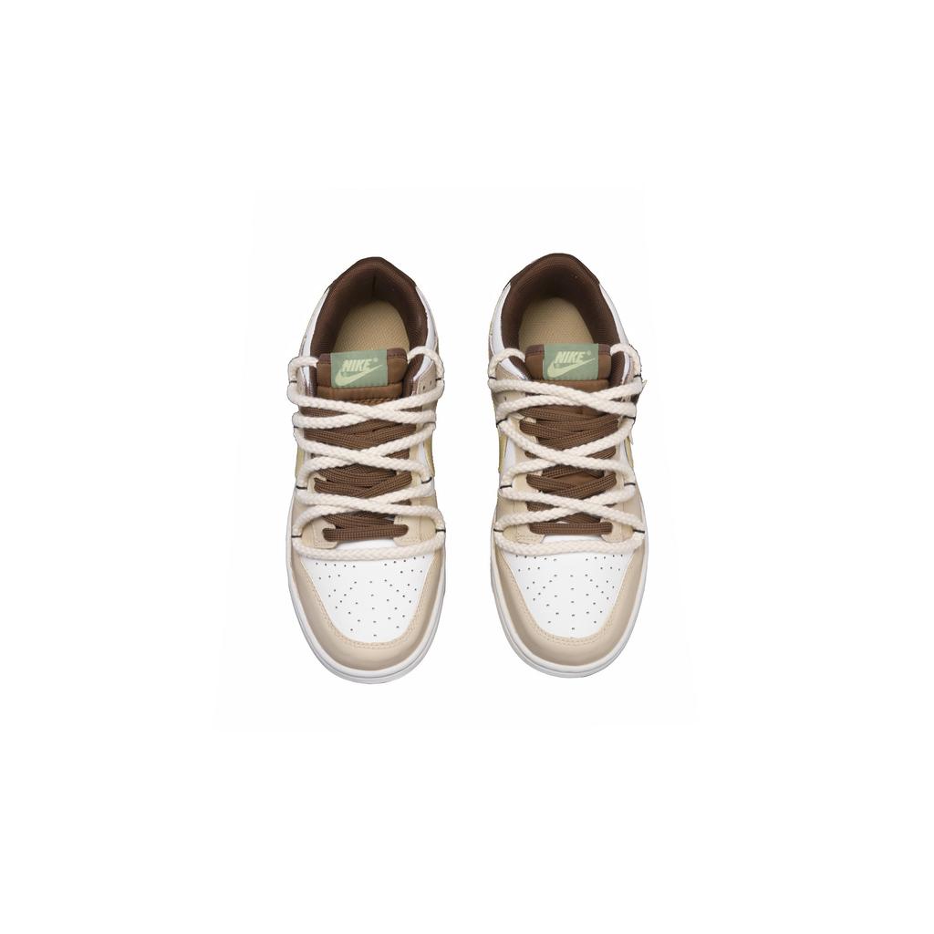 Nike Dunk Cushioning, Wear Resistant Low top Skateboard Shoes Unisex Brown HV1794-211(Team152-)