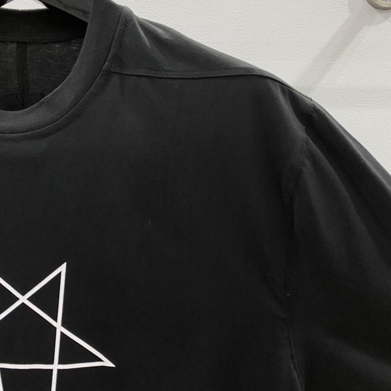 Мужская хлопковая футболка с коротким рукавом и принтом пяти звезд, весна/лето 2020 г.