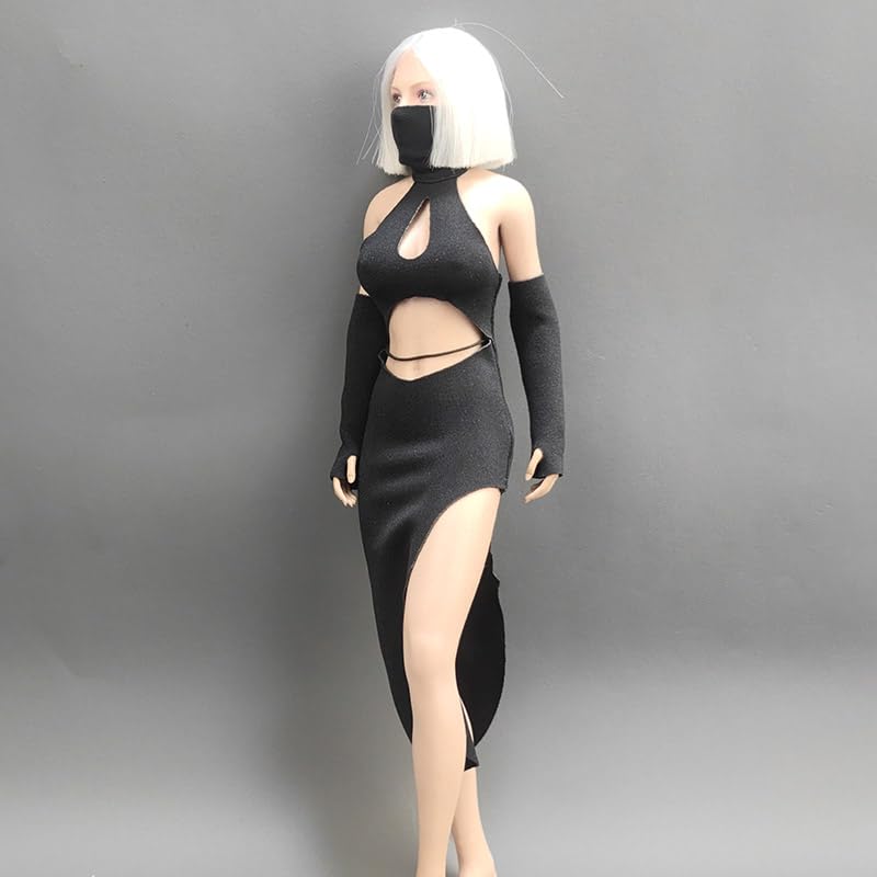 [TOYBARJAPAN] Фигурка масштаба 1/6, совместимая с телами TBLeague и другими телами YEESENYIYI Китайская юбка с разрезом и нарукавники (тело и голова не включены)