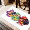 Stars Party Floor Rug Office Rug Suitable for Balcony Bedrooms Foyer Dormitory Antislip Carpet Decorate Offices Gift for Festivals