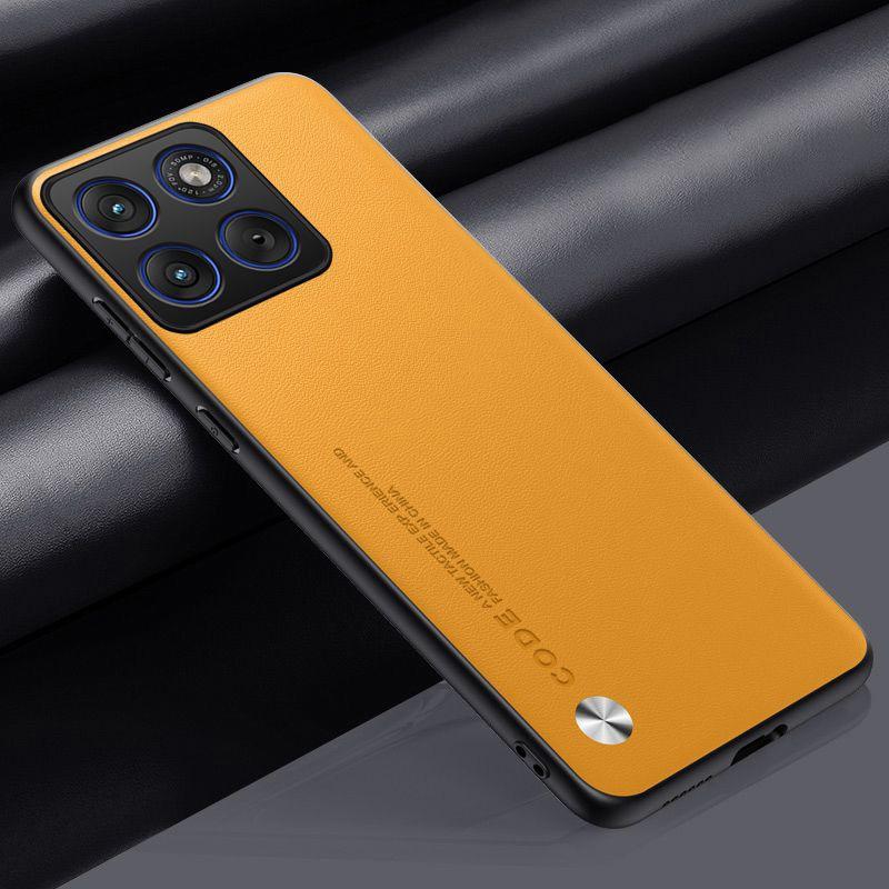 Чехол-крышка для Motorola Moto Edge70, Роскошная задняя панель из ПУ-кожи для Moto X70 Air, Силиконовый чехол для телефона, Ударопрочный, Защита от падения, Funda