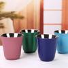 80ML160ML Espresso Mugs 304 Stainless Steel Coffee Cups Insulated Double Wall Dishwasher Safe Small Capacity Cups