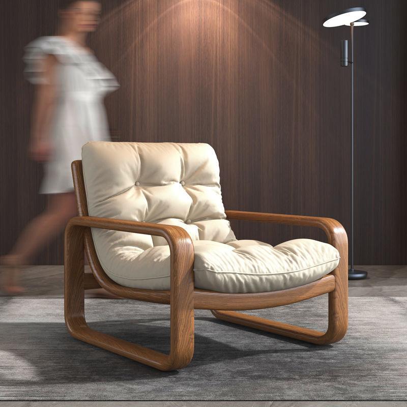 Modern Living Room Chairs Metal Armchair Luxury Comfortable Backrest Chair Portable Relaxing Single Person Chair Home Furniture