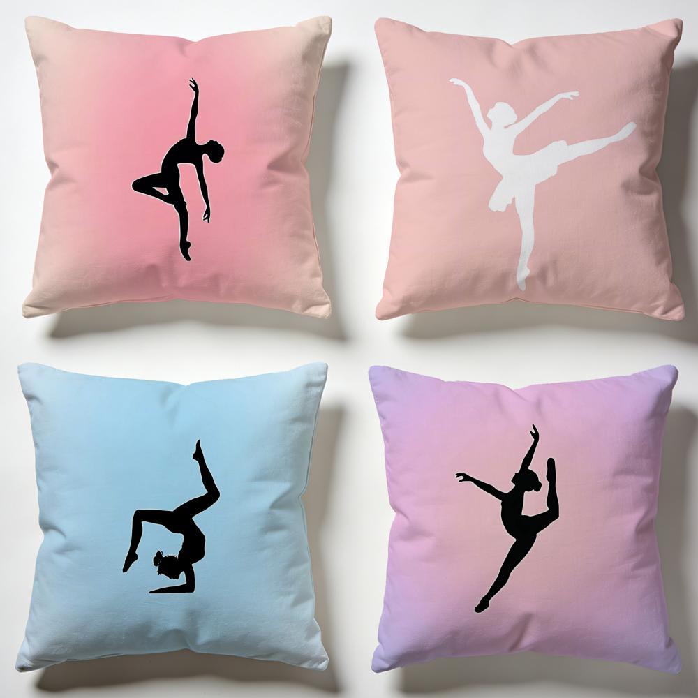 Rhythm Dance Steps Cushion Cover Soft Pillow Cases for Home Bedroom Living Room Sofa