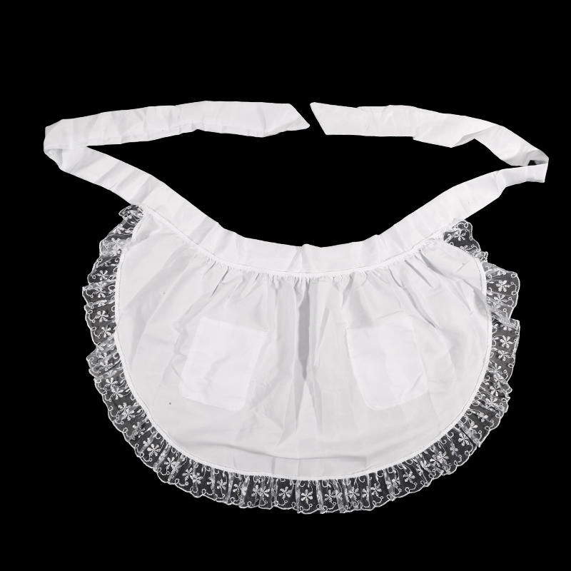 Girls Cosplay Waist Apron Costume Cooking Aprons Maid Waist Apron Women Kitchen Party for Cooking Baking Serving
