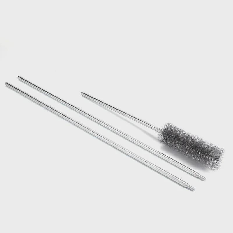 Щетка для труб из нержавеющей стали M6 для глубокой очистки отверстий и удаления ржавчины, сталь 304