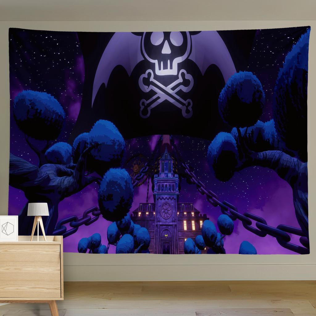 Bedroom Background Cloth Digital Printing Hanging Blanket Dormitory Bed Head Decoration Cloth Living Room Wall Cloth