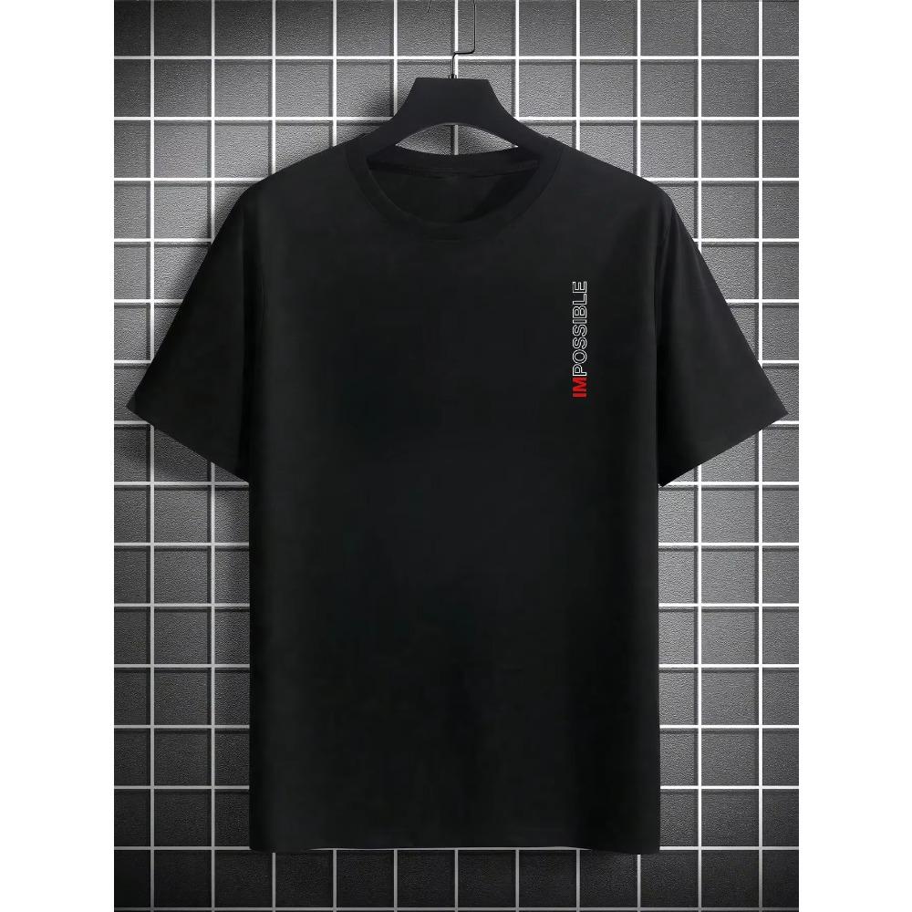 Креативный дизайн футболка мужская летняя повседневная модная трендовая с круглым вырезом с коротким рукавом свободная и удобная из чистого хлопка мужская одежда