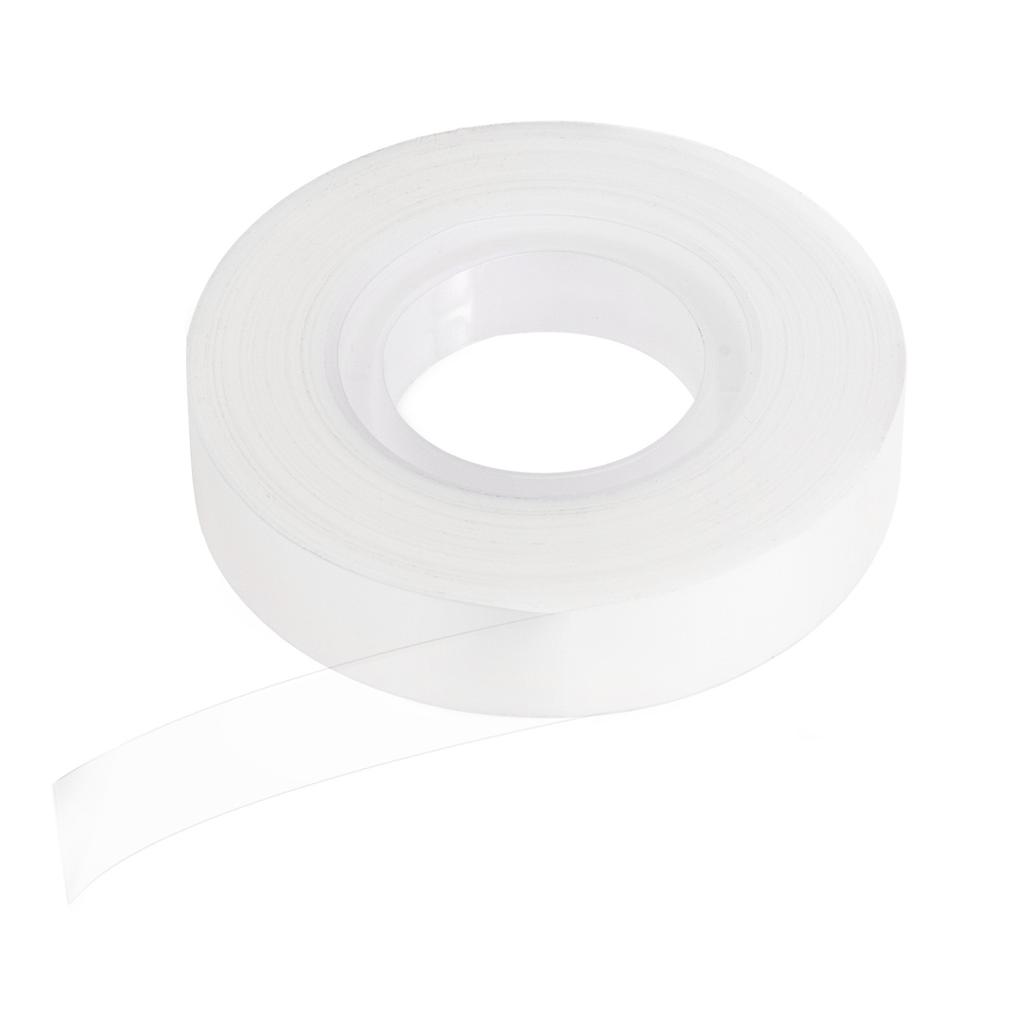 Writable Tape Easy Tear Transparent Portable PVC Write On Tape for Student School Office Milk White