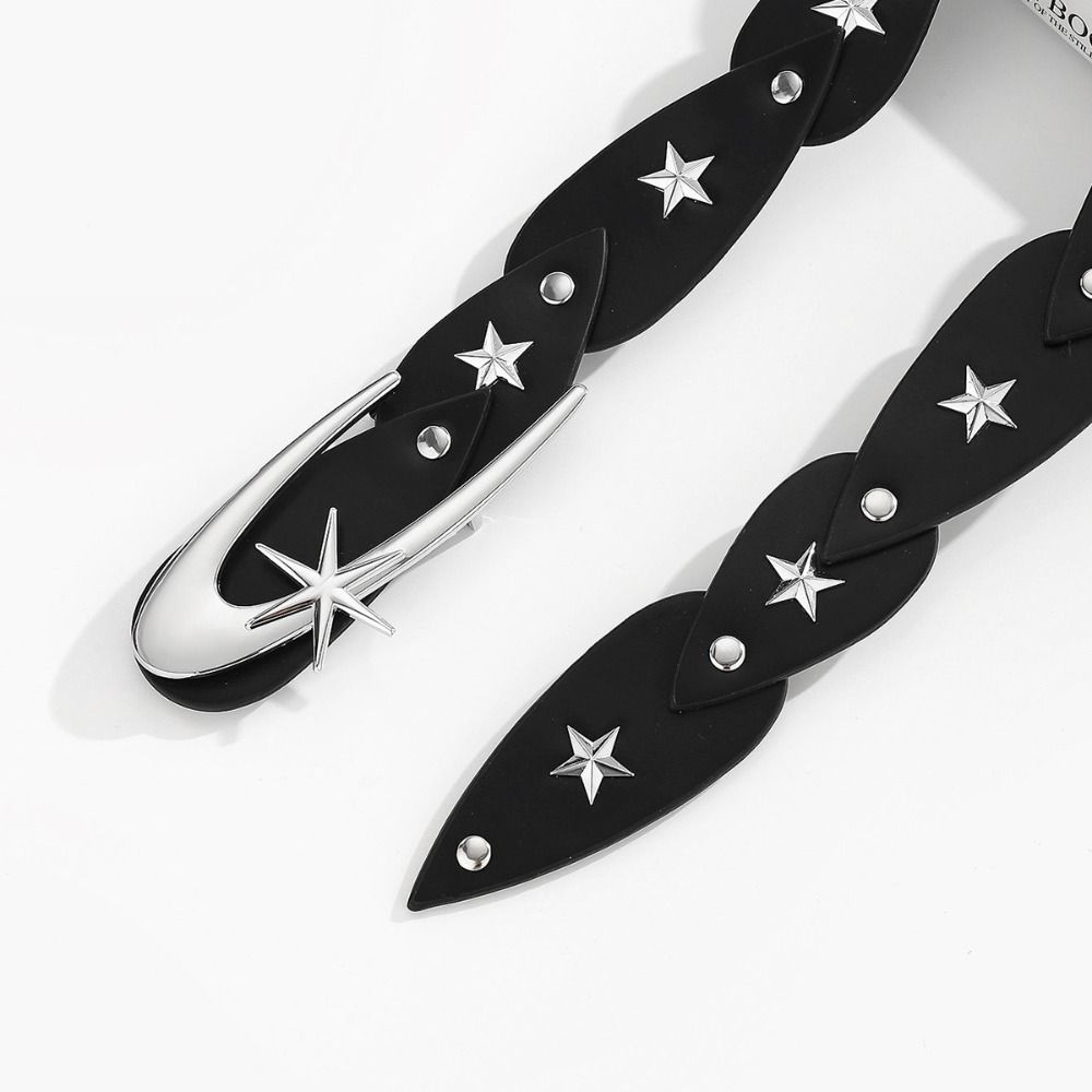 Alloy Buckle Waistband Belt Pu Leather Pants Belt Trendy Decorative Belt Formal Suit