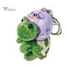 Сумка-брелок ручной работы с мультяшной черепахой, удобное прикосновение, супермягкая, высокая имитация, украшение, очаровательный милый плюшевый кулон, брелок для ключей, аксессуар для сумки