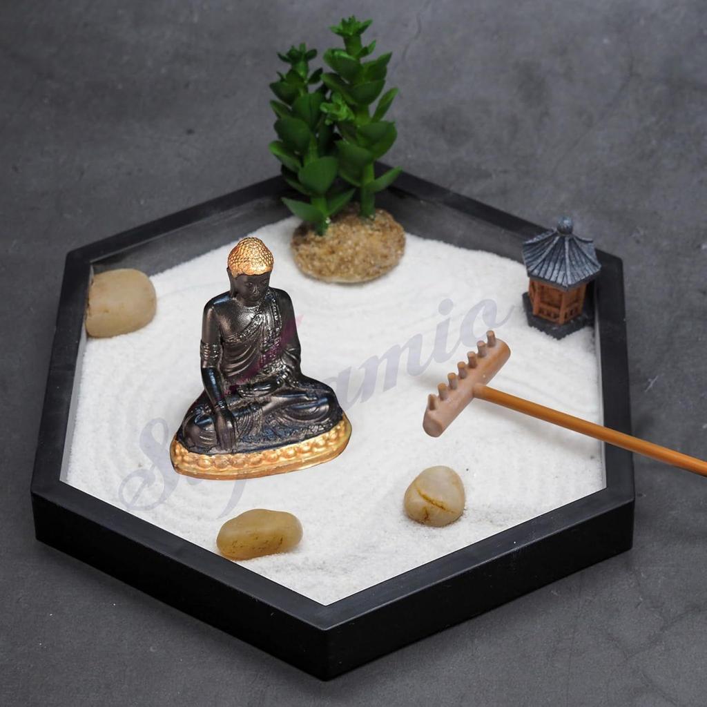 Черная Мурти Гаутамы Будды - Идеальный Идол Бога на Приборную Панель Автомобиля и Маленькая Статуэтка Будды для Домашнего Декора, Подарочные Изделия,