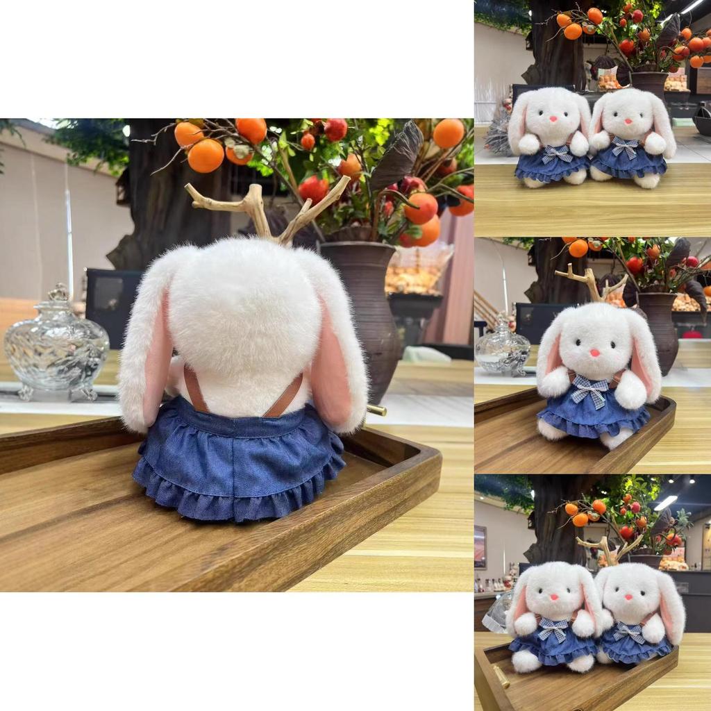 Плюшевая игрушка-кролик из короткого плюша для комфорта и игры детей