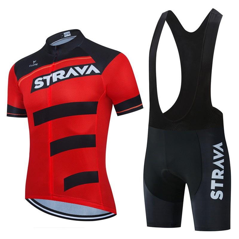 Men Women Cycling Jersey Set Short Sleeve Breathable Mountain Bike Apparel Riding Kit