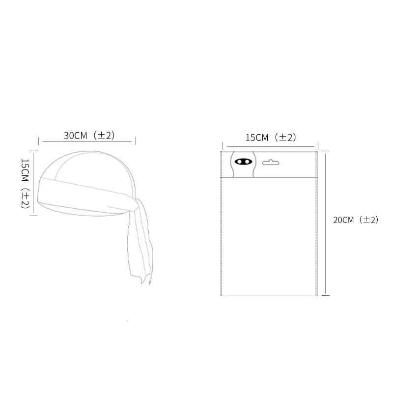 Breathable Quick-Dry Sports Headwear Multifunctional Head Cover for Cycling Motorcycle Outdoor Activities Moisture Wicking Headscarf