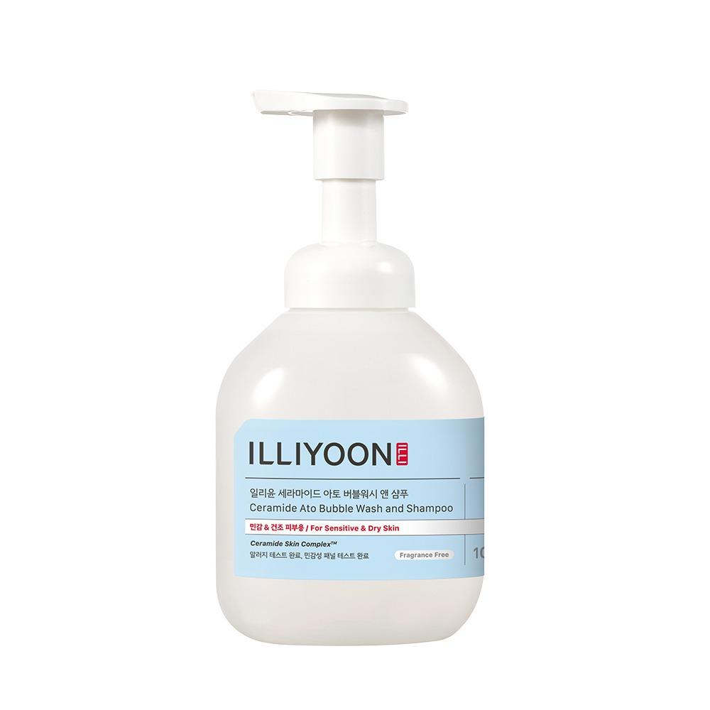 Illiyoon Ceramide Ato Bubble Wash Gentle Hydration Head-to-Toe Cleanse 400ml