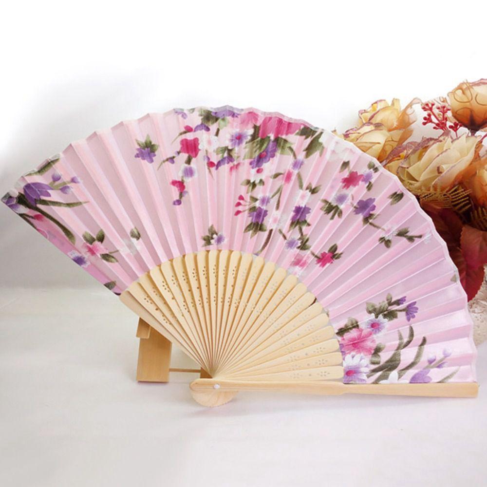 Bamboo Vintage Home Decoration Photography Prop Hand Held Folding Fan Wedding Gifts Ornament Fan