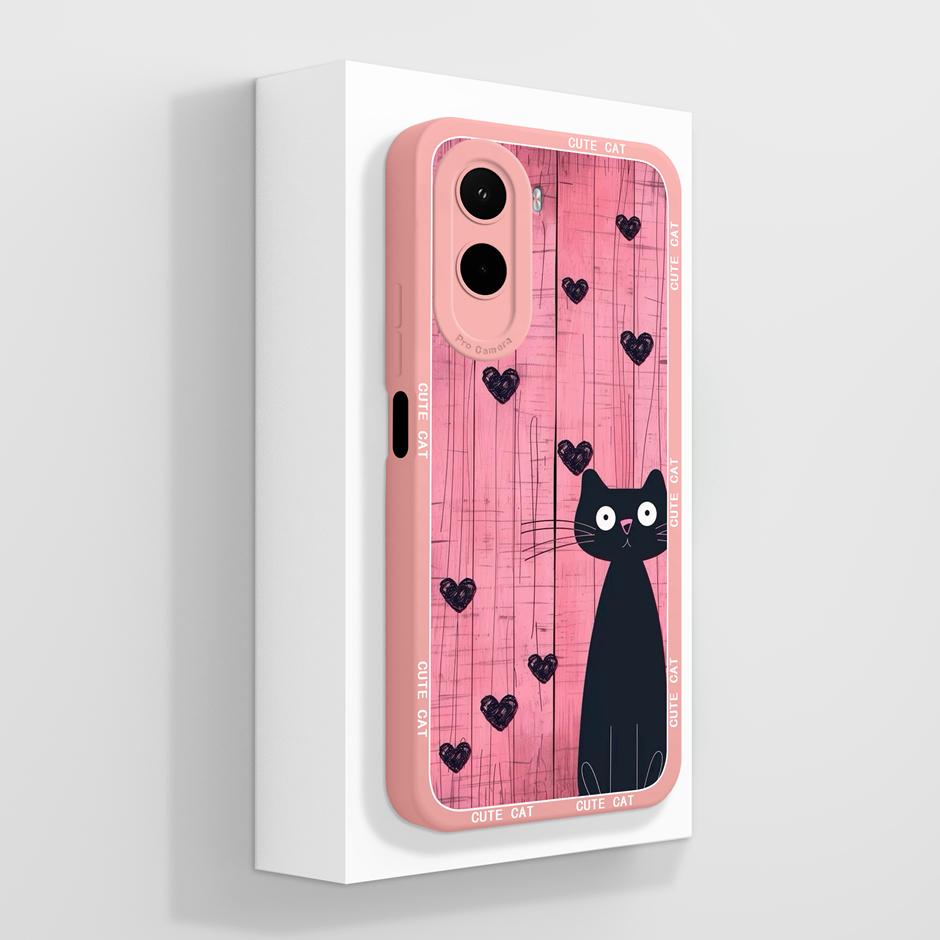 Case For Xiaomi Poco M7 4G Fashion Butterfly Soft Liquid Silicone Anti Drop Cover For XiaomiPocoM7 4G Protective Fundas Bumper