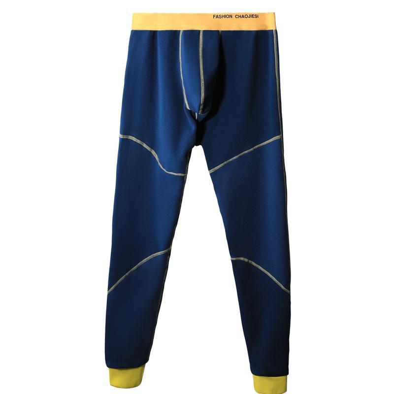 Мужские утолщенные флисовые брюки: Теплые хлопчатобумажные колготки и леггинсы на зиму-осень