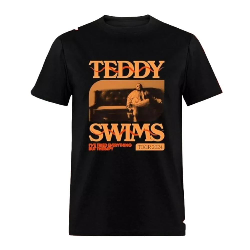 Футболка Teddy Swims I’ve Tried Everything But Therapy Tour Все размеры S-4XL Унисекс