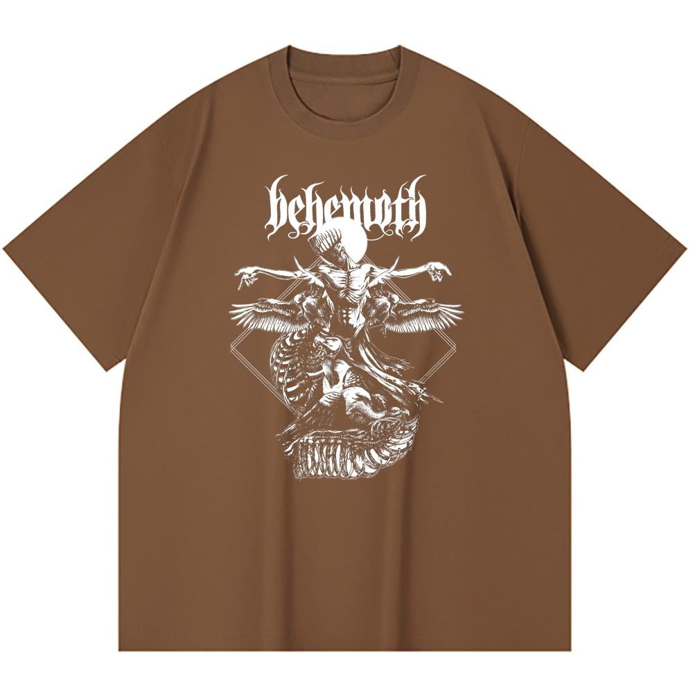 Хлопковая футболка плотностью 230 г/м² 100% Хлопок Heavy Metal Футболка с принтом рок-группы Популярная музыка Унисекс Тяжелая хлопковая футболка