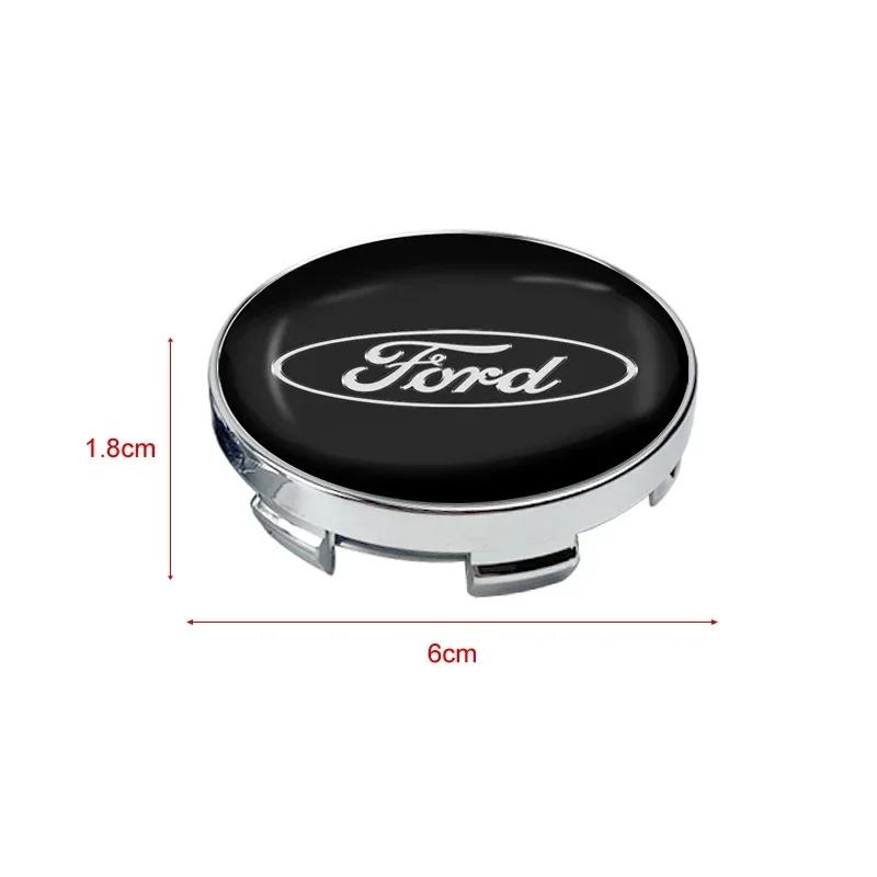 Car Sticker 2025 Hot Auto Wheel Center Hub Tyre Vehicles Caps Cover Rim Sticker Badge For Ford Focus Mk2 Mk3 Fiesta Ranger Monde