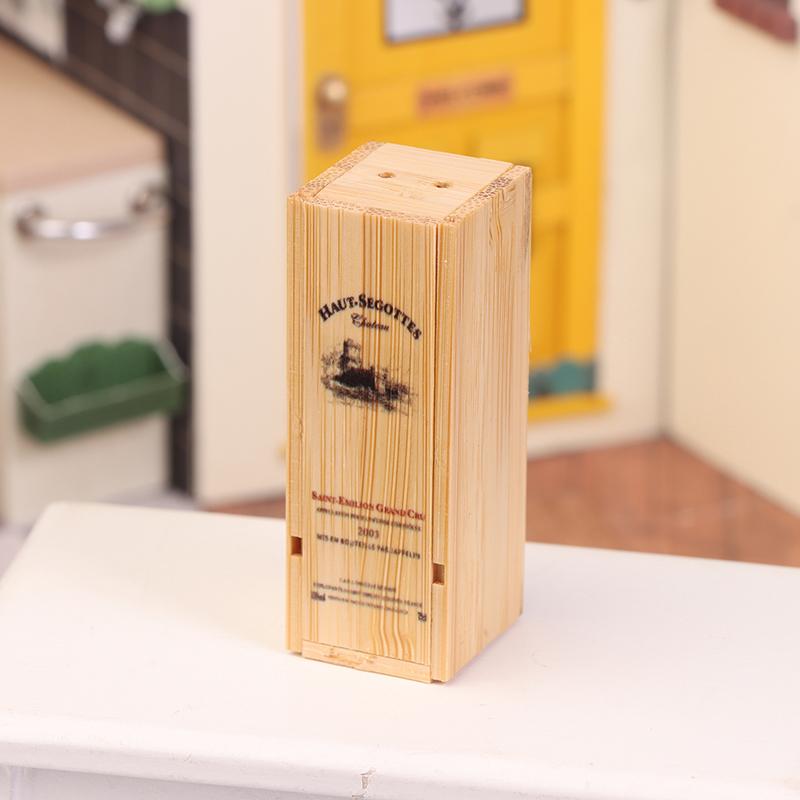 1 комплект кукольного домика, миниатюрная имитация красного вина, модель коробки для еды, аксессуары для декора кукольного домика, детские игрушки для ролевых игр