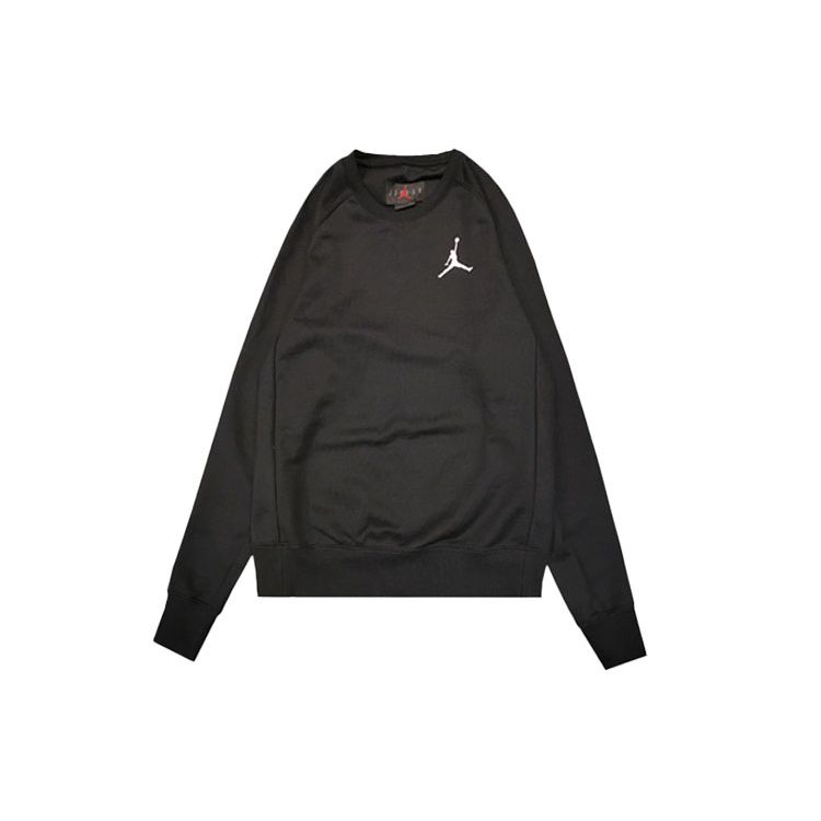 Jordan Классический пуловер, повседневный спортивный вязаный свитер, мужские топы, черный CQ7760-010