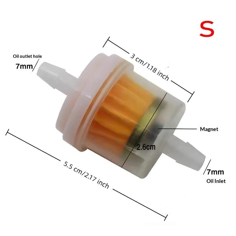 1 Pcs Universal Motorcycle Gasoline Filter Fuel Filter Bowl Petrolfilter Motorbike Engine Inline Carb Gasoline Fuel Strainers