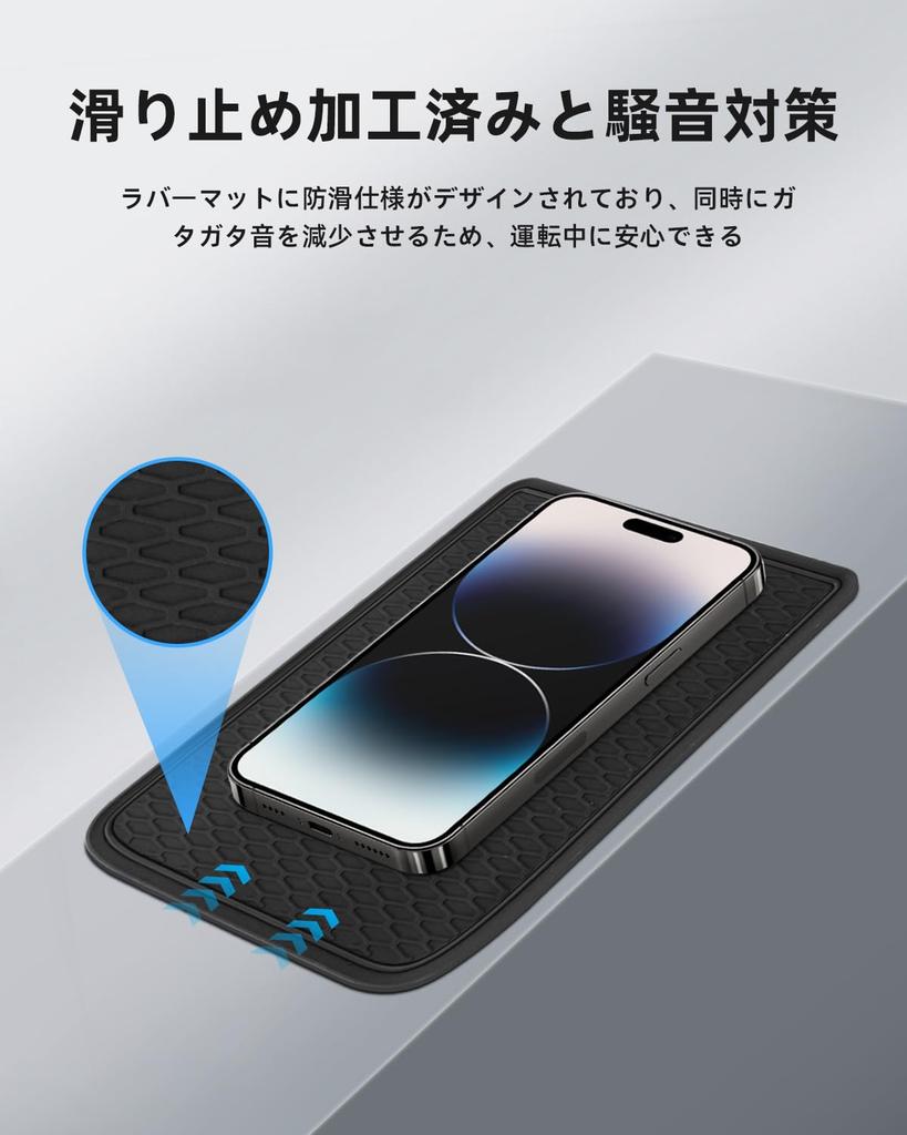 LANGBEAN Honda Vezel Interior Rubber Door Pocket Scratch and Noise Interior Vezel Custom Set of 15 RV-specific Mats, Non-Slip Mats, Prevention, Parts,