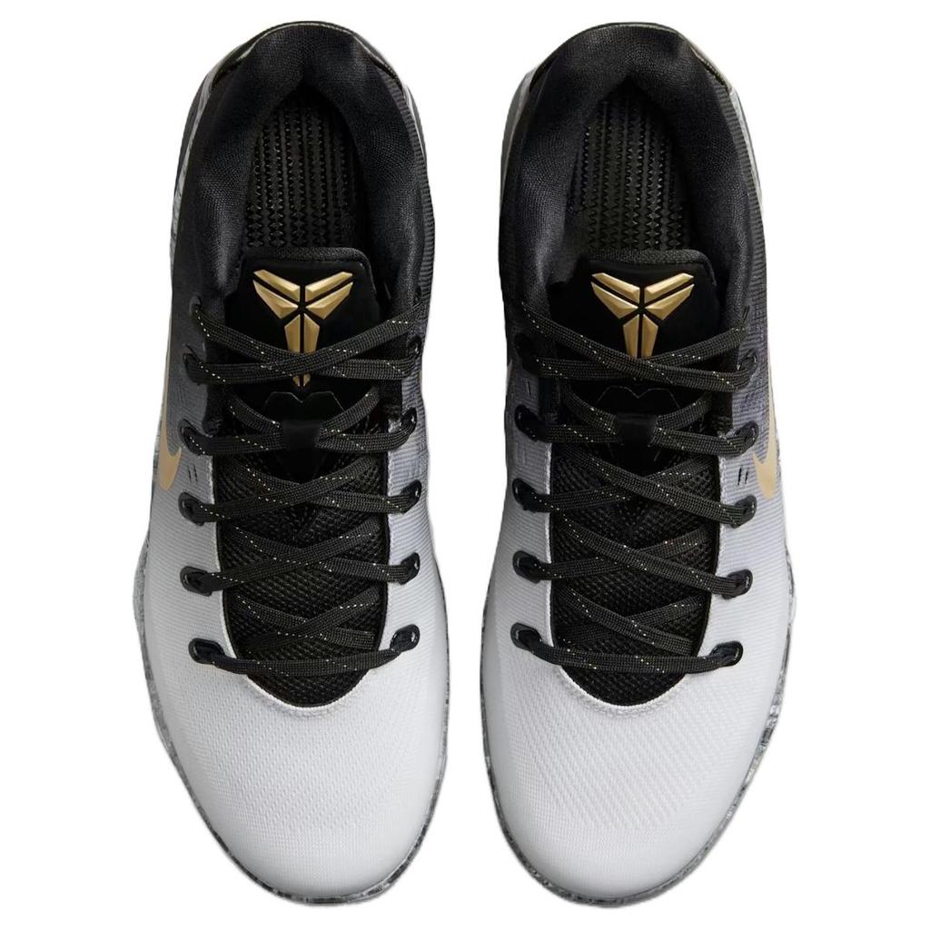 Nike Кроссовки Kobe 9 EM Protro Mambacita Unisex, черные, металлик-золото, белые FZ7333-002