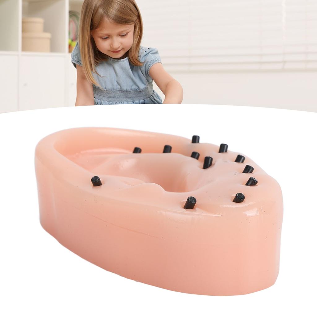 Ear Pimple Popping Toy with Tweezers Funny Blackhead Squeeze Out Toy for Decompression Stress Relief