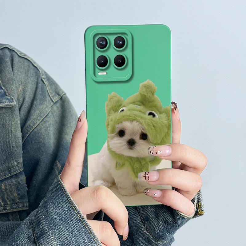 For OPPO Realme 8 4G RMX3085 Phone Case Realme8 Pro 4G RMX3081 Soft Capa Coque Sweet Painted Cartoon Shell Printed Funda Cover