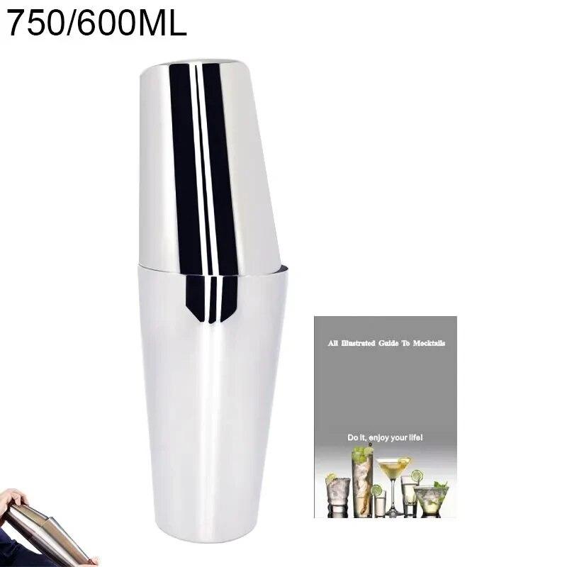 1-6 шт. 750 мл 750/600 мл набор для коктейлей шейкер с рецептом коктейля, набор для бармена барные инструменты аксессуары для выливания мадлер джиггер