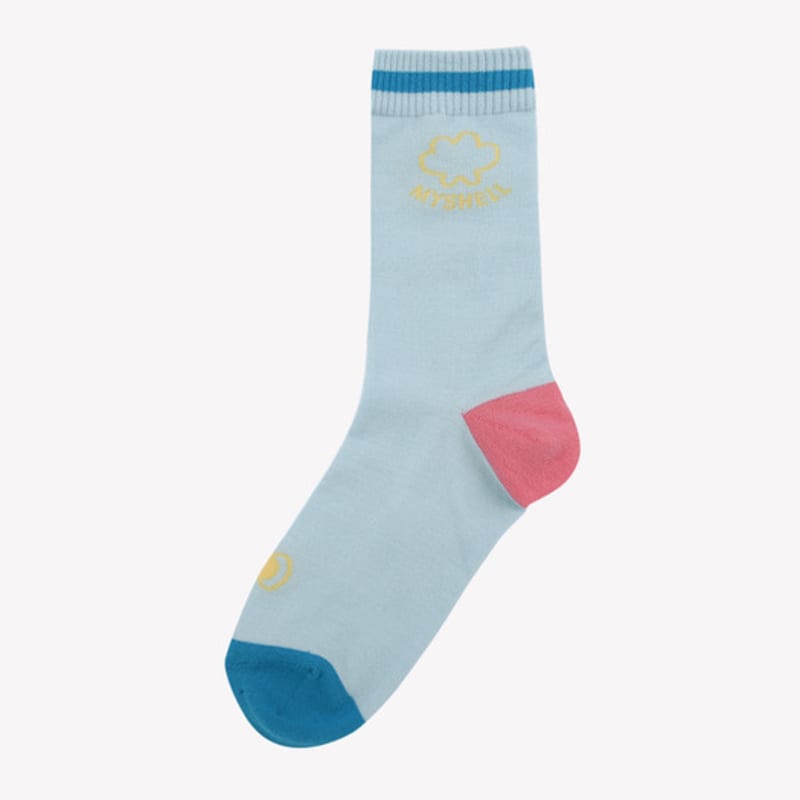 my shell one-line socks_20111SO (4 colors)