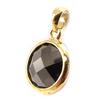 Les Trésors De Lily [C4747] - Позолоченный кулон «Линда», черный