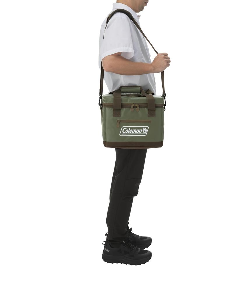 Coleman Ultimate Ice Cooler II 15L Cooler Box Keeps contents cool for approximately 32 hours Olive Ideal for outdoor club Features easy antibacterial