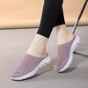 Shoe for Women New Hollowed Out Lazy Half Slippers Summer Mesh Comfortable Casual Soft Sole Breathable Women's Hiking Slippers