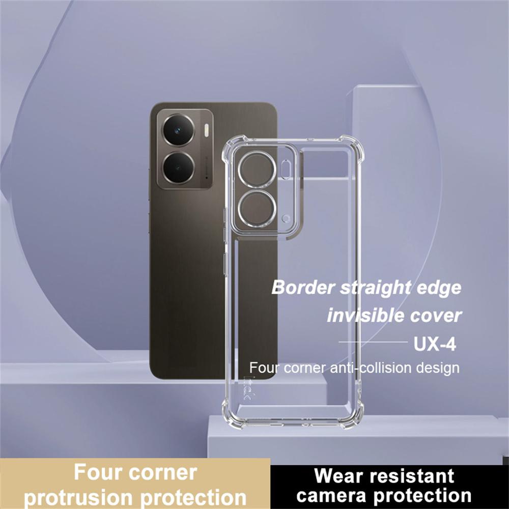 IMAK UX-4 Series For Realme P3 5G/Neo7x 5G Case Straight Frame Four Corner Shockproof Clear TPU Cover