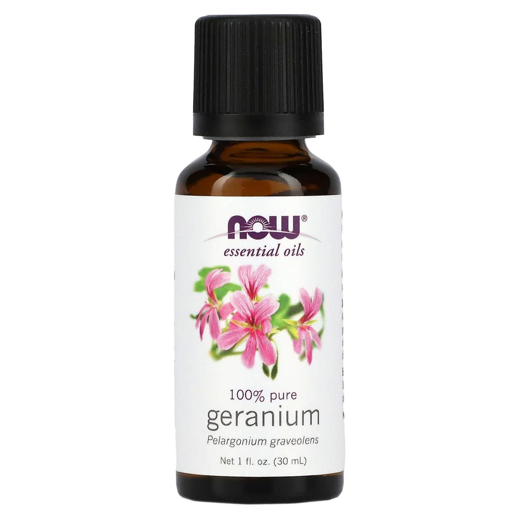 Now Foods Essential Oil, Geranium, 1 Fl Oz (30 Ml)