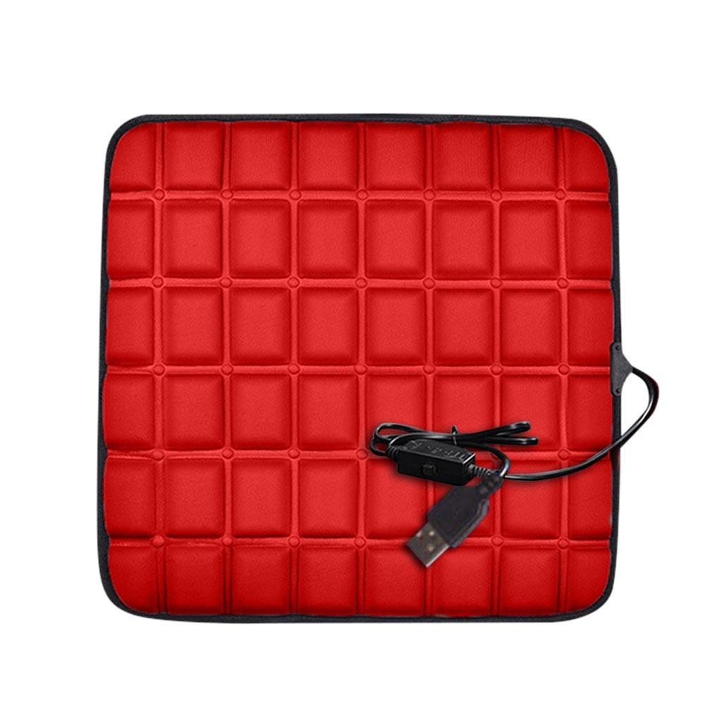 Подушка для автомобильного сиденья с подогревом, быстронагревающаяся электрическая грелка из пеноматериала с эффектом памяти