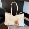 Commuter Texture Handbag Women's 2025 Autumn New Retro Shoulder Underarm Bag Large Capacity Tote Bag