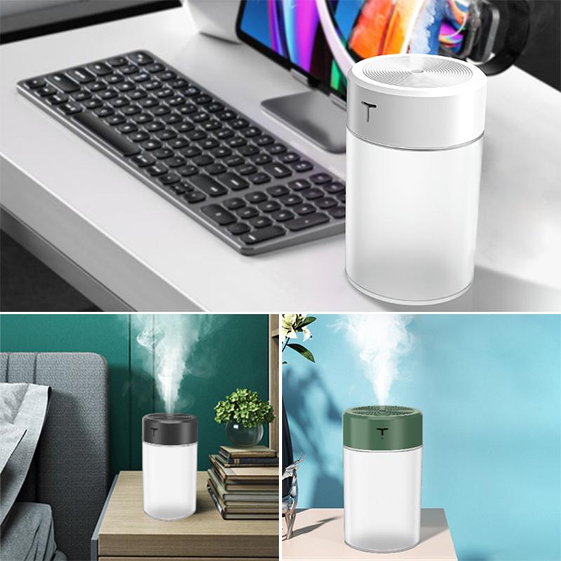 Портативный увлажнитель воздуха, ультразвуковой двойной распылитель, диффузор для ароматерапии, мини-распылитель, USB-увлажнитель эфирного масла