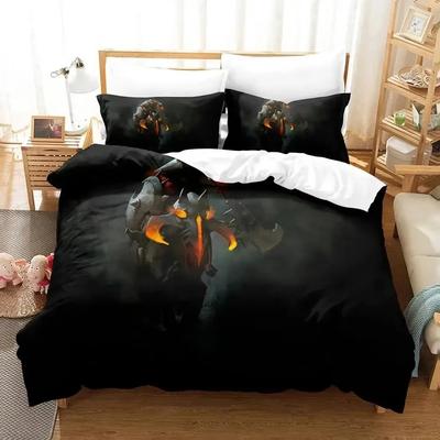 3D Печать Игровое постельное белье Dota 2 Односпальное Двуспальное Queen King Размер Пододеяльник Аниме Постельное белье Для взрослых Наволочка